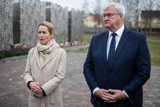 L'Alta Rappresentante Ue Kaja Kallas in visitsa a Bucha, Ucraina Fotogramma/Ipa