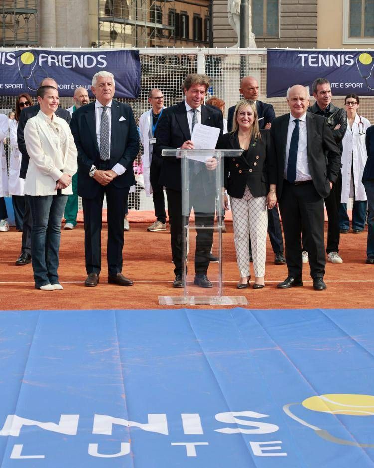 Aiom e Tennis&Friends - (foto ufficio stampa)