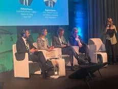 Un panel di Rebuild con Gloria Brocchi - (Foto Adnkronos)