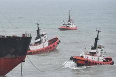 Nave cargo russa e scialuppe - Ipa