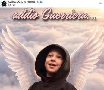 Alessia La Rosa - (Foto dal post pubblicato sul Facebook dalla curva Nord 12 Palermo)