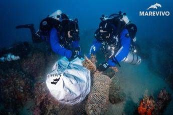 Marevivo-Arca Fondi, recuperata rete fantasma di 3mila m da fondali Siracusa