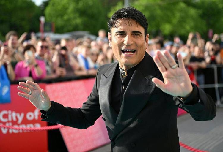 Sal Da Vinci sul red carpet dell'Eurovision - Afp