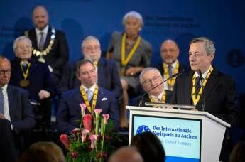 - AfpMario Draghi al Premio Carlo Magno 2026 - Afp