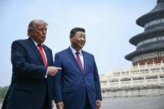 Donald Trump e Xi Jinping - (Afp)