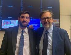(A sinistra il neo presidente Fabio Roscani e a destra il presidente uscente Andrea De Priamo)