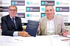 Massimo Castiglia - Responsabile Sponsorizzazioni Ferrero Italia e Gianni Milan - Vicepresidente FITP - (Foto Ufficio stampa)