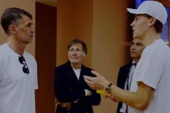 Sinner incontra Maldini agli Internazionali: 