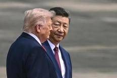 Donald Trump e Xi Jinping a Pechino - Afp