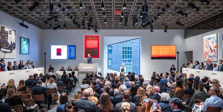 (La sala d'aste Sotheby's a New York - ufficio stampa Sotheby's)