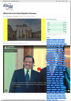 Brunei: Visita ufficiale del Sultano in Germania per rafforzare la cooperazione bilaterale