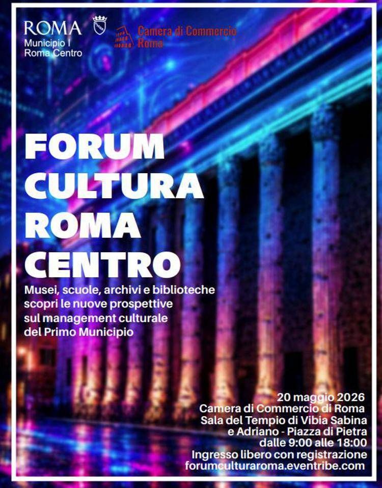 Locandina del Forum Cultura Romacentro - (ufficio stampa)