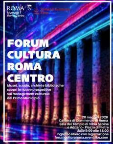 Locandina del Forum Cultura Romacentro - (ufficio stampa)