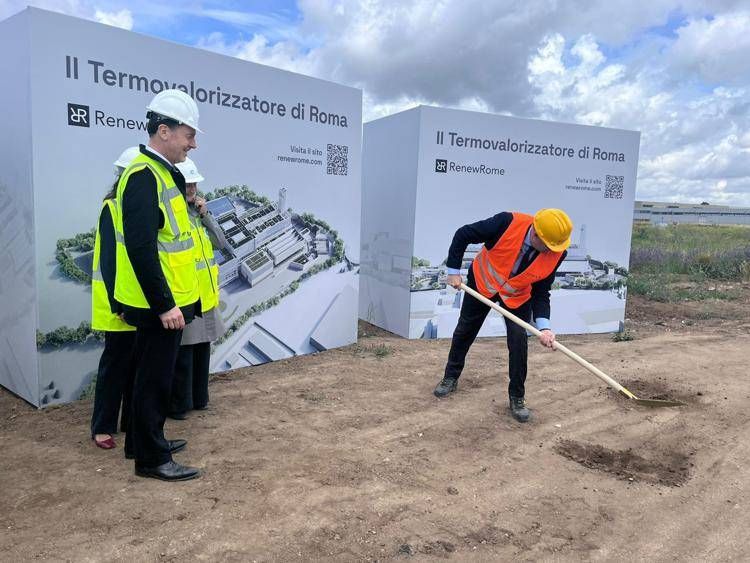 Il sindaco Gualtieri avvia il cantiere di Santa Palomba - Adnkronos