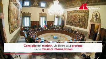 Missioni internazionali, via libera del Cdm alla proroga