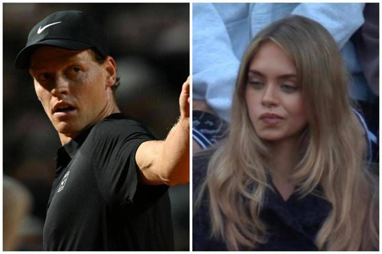Jannik Sinner e Laila Hasanovic - Afp e X