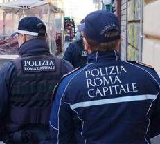 (Foto di repertorio Polizia Locale Roma)