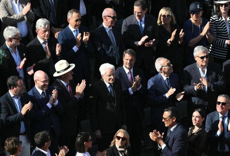 Sergio Mattarella agli Internazionali - Afp