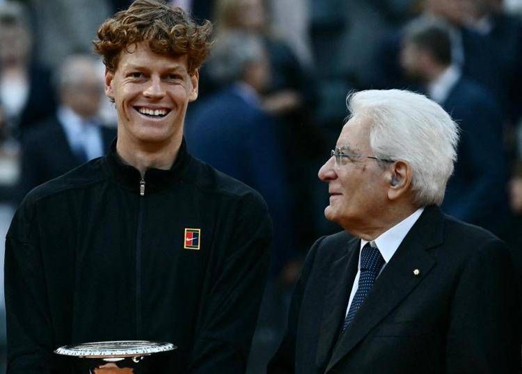 Sinner e Mattarella - (Afp)