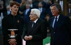 Mattarella, Sinner e Panatta - (Afp)
