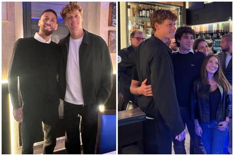 Jannik Sinner all'Osteria Pirò - Instagram