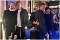Jannik Sinner all'Osteria Pirò - Instagram