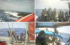 La Flotilla intercettata - (Da globalsumudflotilla.org)