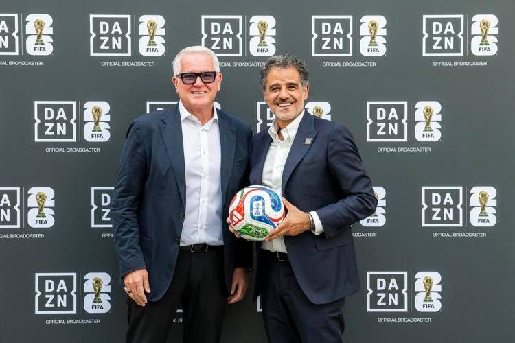 Romy Gai (Fifa) e Stefano Azzi (Dazn) - Dazn