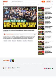 Indonesia: Inter Milan celebrates its success with a triumphant parade in Milan.