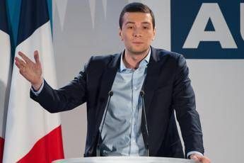Il leader del Rassemblement National Jordan Bardella - Afp