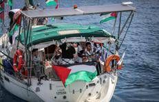 Una barca della Global Sumud Flotilla a Marmara, in Turchia 
 - Fotogramma/Ipa