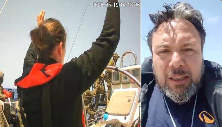 Flotilla per Gaza, l'abbordaggio e il deputato M5S Carotenuto - Global Sumud Flotilla /Dario Carotenuto