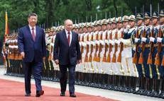 Vladimir Putin e Xi Jinping - (Afp/Sputnik)