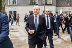 L'ex presidente della Bce Mario Draghi
 - Fotogramma/Ipa