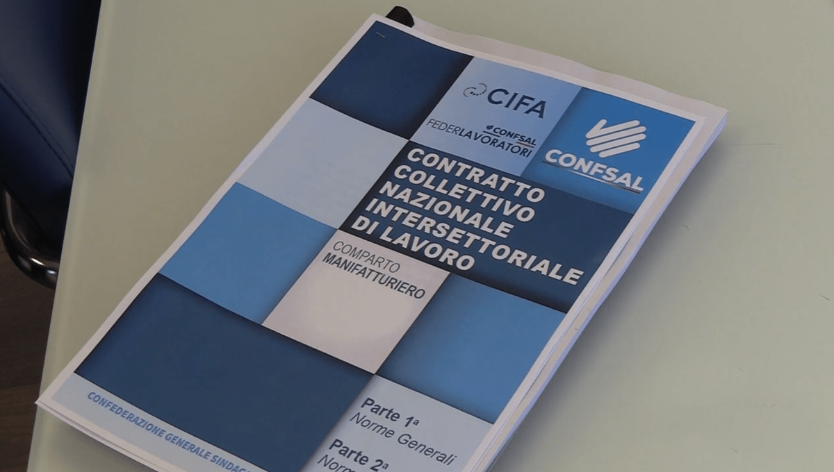 Lavoro, Cifa Italia-Confsal-Confsal FederLavoratori firmano contratto per 17 categorie