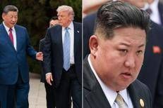 Xi Jinping, Donald Trump e Kim Jong un - (Ipa, Afp)