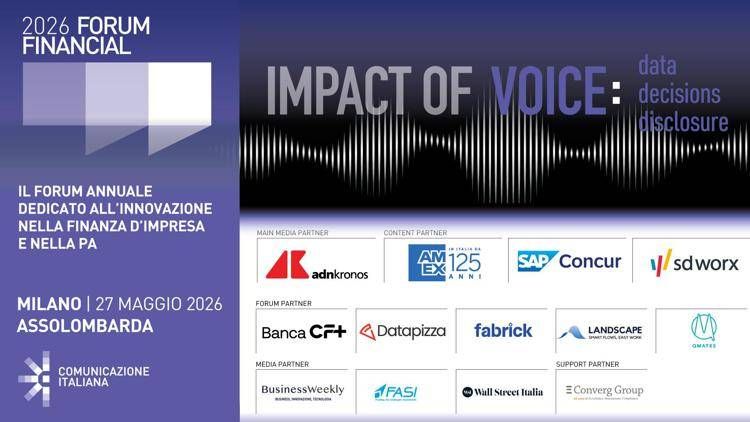 Finanza, in arrivo a Milano sesta edizione di Financial Forum