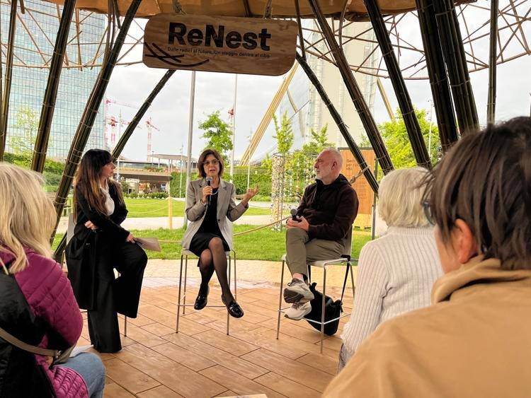 Partecipano al talk Patrizia Rovere Querini e Nic Palmarini - (foto Ufficio stampa)