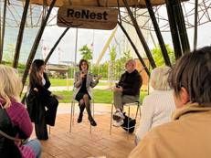 Partecipano al talk Patrizia Rovere Querini e Nic Palmarini - (foto Ufficio stampa)