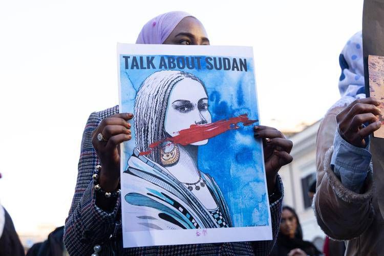 Manifestazione a favore del Sudan  - Fotogramma/Ipa