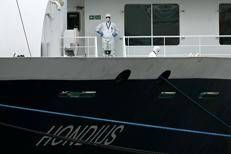 La nave da crociera Mv Hondius con il focolaio di Hantavirus (Afp)