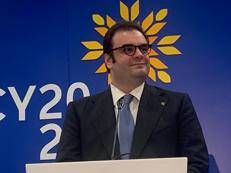 Il presidente dell'Eurogruppo Kyriakos Pierrakakis
 - foto Adnkronos