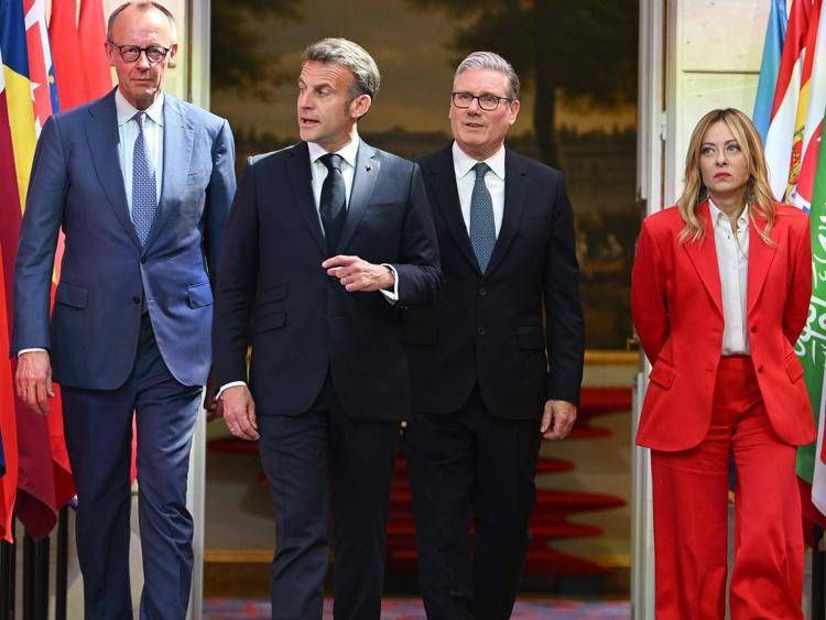 Starme, Macron, Merz e Meloni - Ipa
