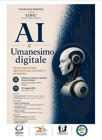 Intelligenza artificiale e umanesimo digitale, a Firenze convegno sui nuovi diritti