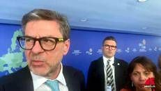 Energia, Giorgetti: 