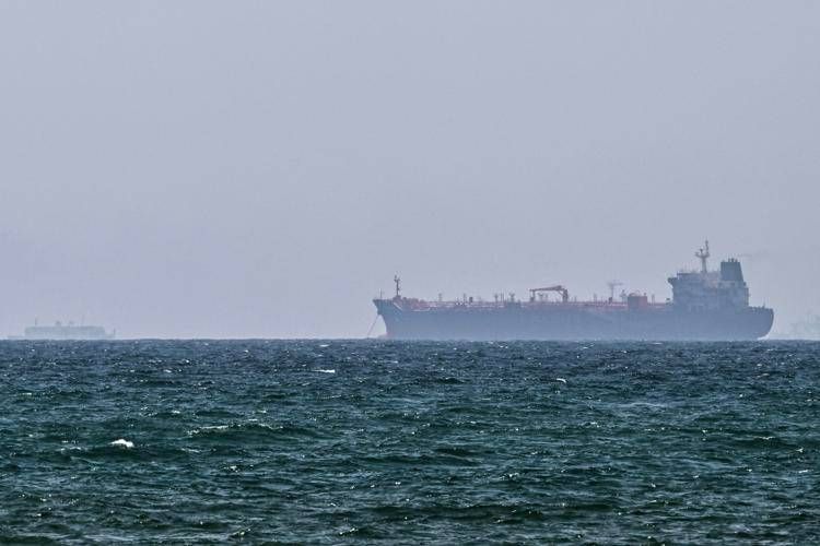 Nave nello Stretto di Hormuz - Afp