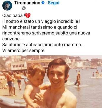 Morto il padre di Federico Zampaglione: il dolore del leader dei Tiromancino