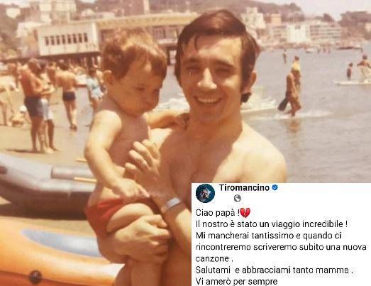 Morto il padre di Federico Zampaglione: sui social il toccante addio del leader dei Tiromancino