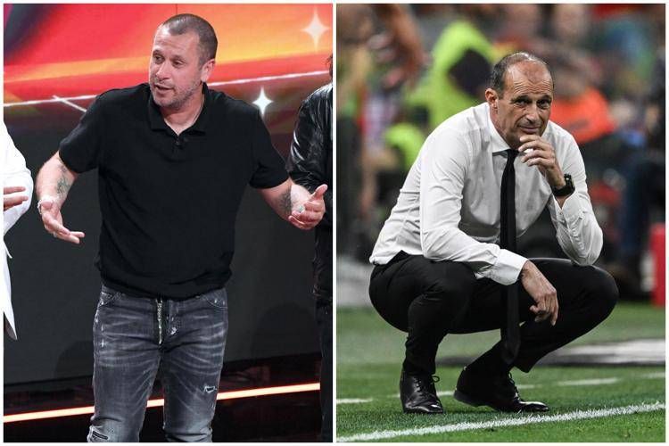 Antonio Cassano e Massimiliano Allegri - Ipa/Fotogramma