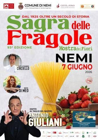 Nemi, oltre un secolo di storia con la Sagra delle Fragole e Mostra dei Fiori